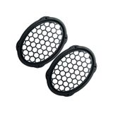 Hoparlör Kapak Oval Led Takılabilir 2adet Poke Pk-5365