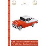 #Hoparlör Ultratekno Ws598bt Pontiac 1955 Bluetooth Hoparlör Tws Bass Fm Radyo Usb Aux Destekli Speaker