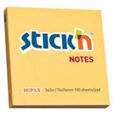 Hopax 76x76 MM 100 Yaprak Pastel Turuncu Stick Yapışkanlı Not Kağıdı