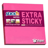 Hopax Stickn Extra 90 Yaprak 76x76 mm Neon Yapışkanlı Not Kağıdı