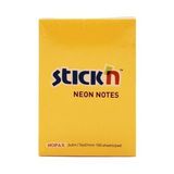 Hopax Stıckn Yapışkanlı Not Kağıdı 100 Yaprak 76x51 Mm Fosforlu Turuncu