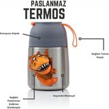 Hopeful Design Termos450ML Bebek Mama Saklama Termosu Vakumlu Çift Taraflı Termos