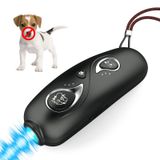 HOPET Ultrasonik havlama önleyici cihaz, havlama kontrolü ve köpek eğitmeni için köpek kabuğu caydırıcı, USB ile şarj edilebilir çift değişken frekans, 16,4 Ft (5M) kontrol aralığı