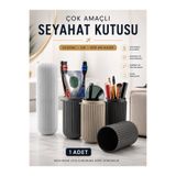 HopeWay Home 1 Adet Seyahat Kutusu Gözlük Kutusu, Diş Fırça Kutusu, Makyaj Kutusu Pratik Kutu