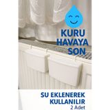 HopeWay Home 2 ADET - Petek Arkası Suluğu- Kalorifer Suluk Nemlendirici | Dökülme Karşıtı Güvenli Tasarım