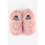 HOPFRÖG Furry Furry Pembe Kürk Barefoot Patik (HEDİYE SETİ)