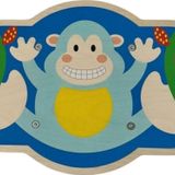 Hopiers Ahşap Denge Tahtası - 1+ Yaş - Montessori Eğitici Ve Öğretici Çocuk Denge Oyunu - Güvenli - Eğlenceli