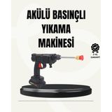 Hopinip 48V Şarjlı Basınçlı Yıkama Makinesi Kablosuz Su Tabancası ( Lisinya )