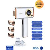 Hoppo Plus Buz Lazer Epilasyon Cihazı 999.999 Flaş Atım 9 Kademe Güç Ayarı Beyaz