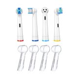 hopsepete Oral B Braun Şarjlı Diş Fırçaları Uyumlu Diş Fırçası Yedek Başlık ve Koruma Kapağı