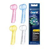 hopsepete Oral-B Pro Cross Action 4’lü Şarjlı Diş Fırçası Yedek Başlığı + 4 Adet Koruyucu Kapak Seti