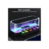 Horasan Ticaret Rgb Aydınlatmalı Su Geçirmez Ipx5 Bluetooth Hoparlör - Tip C Mekanik Tuşlar