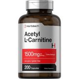 Horbaach Acetyl L-Carnitne 1500 Mg 200 Capsules / Non Gmo / Gluten Free - Aromasız