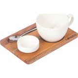 Horebica Latte Sunum Ahşabı Kayın Ağacı 18,5 x 12,8 Cm.