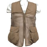 Horizon Av 13 Brown.File Camel + Düz Renk Yelek - Av Yeleği-0217 - Camel File - Camel Kumaş