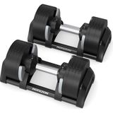 Horizon Fitness HDB70 Ayarlanabilir Dambıl Seti 20 kg - Siyah - Standart