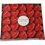 Horizon Mum Tealight Mum Kalpli Kırmızı 25'li Paket