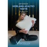 Horlama Azaltıcı Yastık - Horlama Önleyici Ortopedik Visco Yastık Yeşil 55X40X12/10, Mavi - Çok Renkli