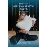 Horlama Azaltıcı Yastık - Horlama Önleyici Ortopedik Visco Yastık Yeşil 55x40x12/10, Mavi