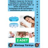 #Horlamaönleyici Rahat Nefes Alıp Verme Uyku Seyahat Horlama Azaltıcı Önleyici Burun Aparatı 2 Adet