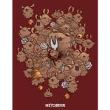 Hornet’s Rest Hollow Knight Silksong Fleas Seamless Pattern Sketchbook: 8.5x11 inches, 110 pages, White paper, Blank Pages, Sketch, Doodle and Draw