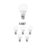 Horoz 001-006-2015 Ekola 15w Led Ampul Beyaz Işık E27 Duy - 5 Li Paket