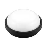 Horoz Artos 15W Yuvarlak Siyah Led Nem Su Geçirmez Banyo Bahçe Modern Tavan Lambası Beyaz Işık 6500K