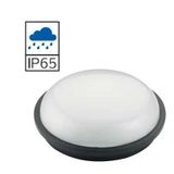Horoz Artos-20 Siyah 20W 4200K Yuvarlak Glop Led Armatür Ip65 Pastik Siyah Kasa Günışığı Işık (Sıva Üstü 20 Watt 220 Vol