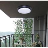 Horoz Artos 20w Yuvarlak Siyah Led Nem Su Geçirmez Banyo Bahçe Modern Tavan Lambası Beyaz Işık 6500k Siyah