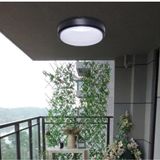 Horoz Artos 20w Yuvarlak Siyah Led Nem Su Geçirmez Banyo Bahçe Modern Tavan Lambası Beyaz Işık 6500k