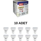Horoz Aydınlatma Horoz 001-064-0010 LED Ampul 10W 4200K GU10 Duy - 10’lu Paket - RGB