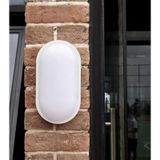 Horoz Aydos 15w Oval Beyaz Led Nem Su Geçirmez Banyo Bahçe Modern Tavan Lambası Beyaz Işık Beyaz