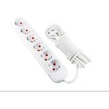 Horoz Deco 6'lı 5 Metre Topraklı Grup Priz 325062