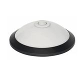 Horoz E-27X2 Siyah Duylu Sensörlü Tavan Glop Ip20 220 Volt (360 Derece Plastik Kasa 2 Adet Ampul Takılır)