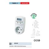 Horoz Elektrik Horoz Timer-2 Dijital Ayar Zaman Saati Prizi Rolesi Haftalık 20 Programlı Açma-Kapama
