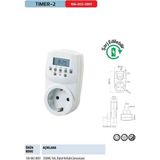 Horoz Elektrik Timer-2 Haftalık 20 Programlı Dijital Zaman Saati Prizi 16A Tasarrufu Sağlar