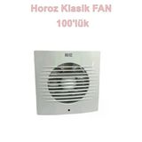 Horoz Fan-100 100 Lük Banyo Ve Mutfak Havalandırma Aspiratörü Plastik Beyaz 12W Ip20 220 Volt (Montaj Delik Çapı 100Mm 1