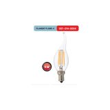 Horoz Flame 4W E14 Duy Filament Kıvrık Mum LED Ampül 6400K Beyaz Işık