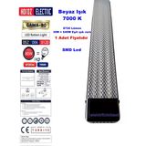 Horoz Gama-80 Siyah 120Cm 80W Prizma Led Bant Armatür 7000K Beyaz Işık Ip20