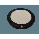 Horoz Martha 18W Yuvarlak Hareket Sensörlü Fotoselli Led Spot Siyah 6400K Beyaz Sıva Üstü Ve Sıva Altı Kullanım