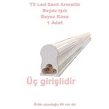 Horoz Sigma-10 90Cm Beyaz 10W T5 Led Bant Armatür Anahtarlı 6400K Ip20
