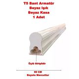 Horoz Sigma-7 60Cm Beyaz 7W T5 Led Bant Armatür Anahtarlı 6400K Ip20