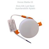 HOROZ Stella-10 10w GÜNIŞIĞI Işık Çerçevesiz Ayarlanabilir Sıva Altı Led Panel Spot 10 Watt 2700k 93
