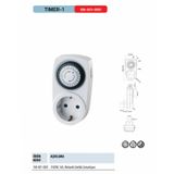 Horoz Timer-1 Priz Tipi Analog Zaman Saati Günlük Zamanlama