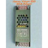 Horoz Vespa-250 Süper Slim 12V Dc 20.8A Şerit Led Trafosu 250W Ip20 (12 Volt 20.8 Amper 10Mt Ye Kadar Kullanım İçin Uygu