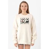 Horror Character Friends Ekru Kadın 2ip Sweatshirt