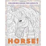 Horse - Coloring Book for adults