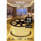 Hortum Esnek 220V Şerit Led Gün Işığı 10 Metre