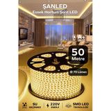 Hortum Esnek 220V Şerit Led Gün Işığı 50 Metre
