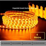 Hortum Esnek Şerit LED Amber Işık 220V Fış/1,2,3,4,5,7,10,15,20,25,30 Metre - 4 m